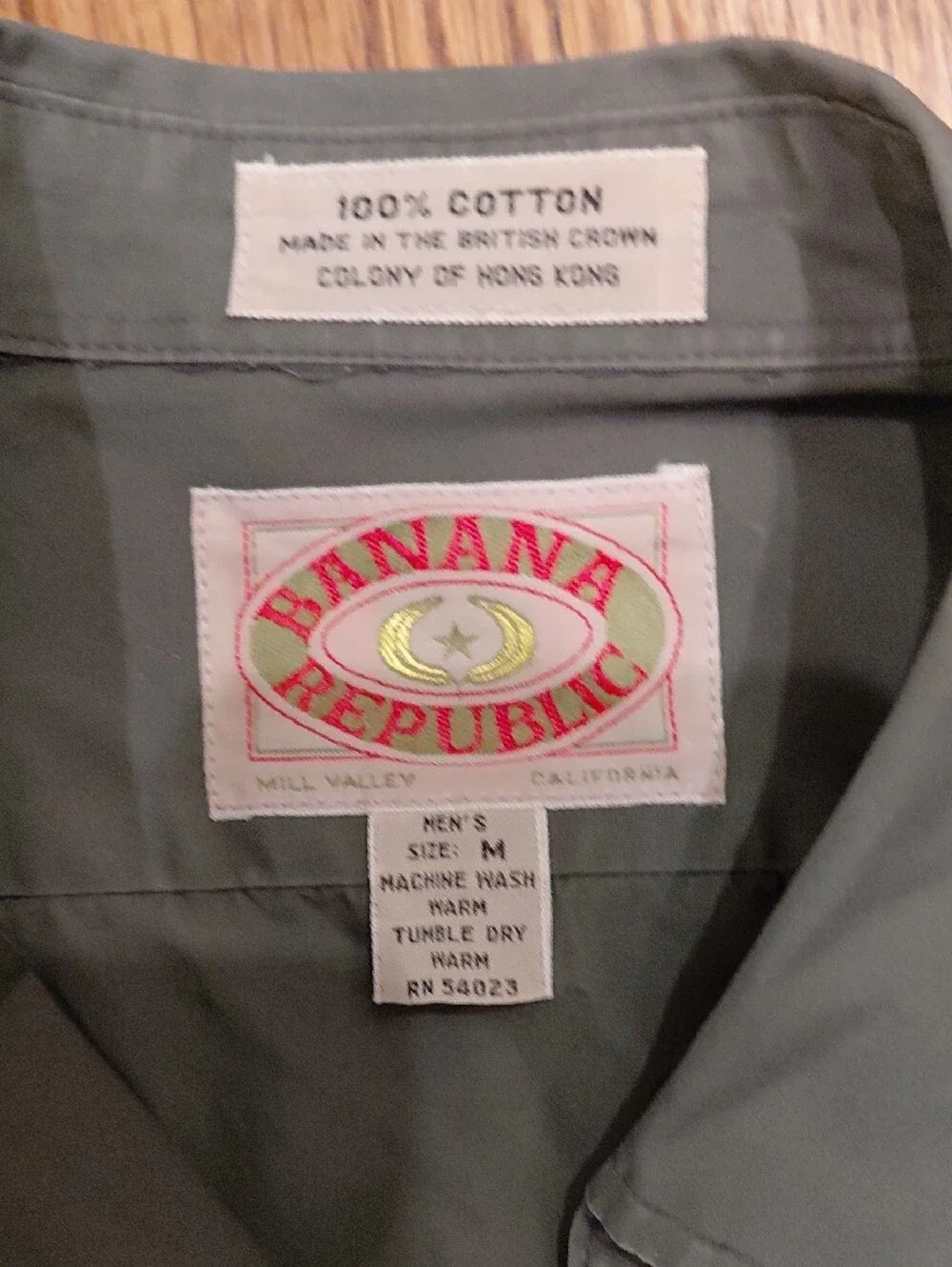 Men's Vintage Banana Republic Field  Shirt Sz Medium